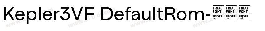 Kepler3VF DefaultRom字体转换